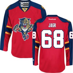 Adult Authentic Florida Panthers Jaromir Jagr Red Home Official Reebok Jersey