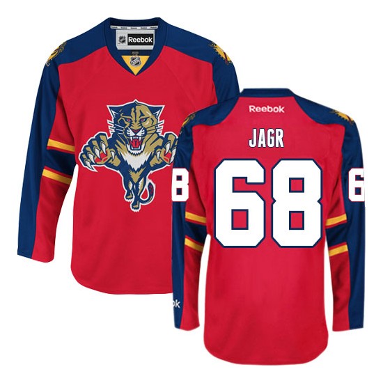 Jaromir Jagr 16'17 Red Florida Panthers Set 2 PHOTOMATCHED Game Worn Jersey