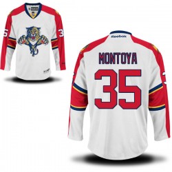 Adult Authentic Florida Panthers Al Montoya White Away Official Reebok Jersey
