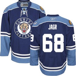 Adult Premier Florida Panthers Jaromir Jagr Navy Blue Third Official Reebok Jersey