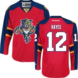 Adult Authentic Florida Panthers Jimmy Hayes Red Home Official Reebok Jersey