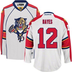 Adult Authentic Florida Panthers Jimmy Hayes White Away Official Reebok Jersey