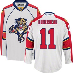 Adult Authentic Florida Panthers Jonathan Huberdeau White Away Official Reebok Jersey