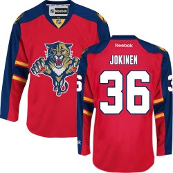 Adult Authentic Florida Panthers Jussi Jokinen Red Home Official Reebok Jersey