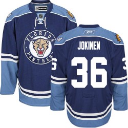 Adult Authentic Florida Panthers Jussi Jokinen Navy Blue Third Official Reebok Jersey