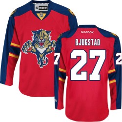 Adult Authentic Florida Panthers Nick Bjugstad Red Home Official Reebok Jersey
