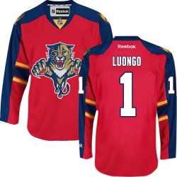 Adult Authentic Florida Panthers Roberto Luongo Red Home Official Reebok Jersey