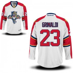 Adult Authentic Florida Panthers Rocco Grimaldi White Away Official Reebok Jersey