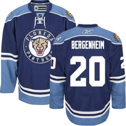 Adult Authentic Florida Panthers Sean Bergenheim Navy Blue Third Official Reebok Jersey