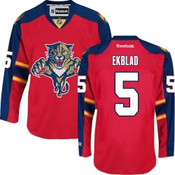 Adult Authentic Florida Panthers Aaron Ekblad Red Home Official Reebok Jersey