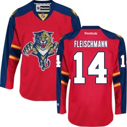 Adult Authentic Florida Panthers Tomas Fleischmann Red Home Official Reebok Jersey