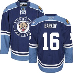 Adult Authentic Florida Panthers Aleksander Barkov Navy Blue Third Official Reebok Jersey