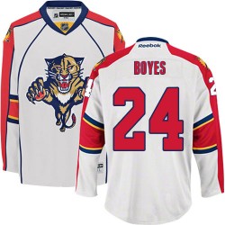 Adult Authentic Florida Panthers Brad Boyes White Away Official Reebok Jersey