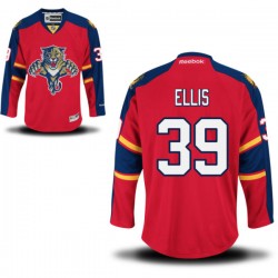 Adult Authentic Florida Panthers Dan Ellis Red Home Official Reebok Jersey