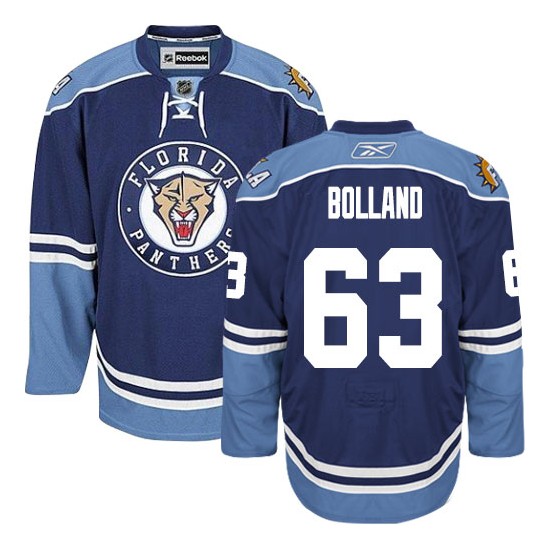 Adult Premier Florida Panthers Dave Bolland Navy Blue ...