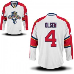 Adult Authentic Florida Panthers Dylan Olsen White Away Official Reebok Jersey
