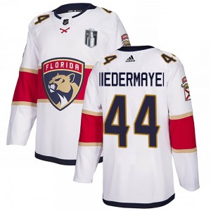 Adult Authentic Florida Panthers Rob Niedermayer White Away 2023 Stanley Cup Final Official Adidas Jersey
