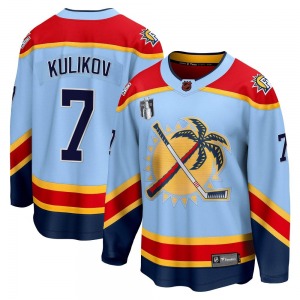 Youth Breakaway Florida Panthers Dmitry Kulikov Light Blue Special Edition 2.0 2023 Stanley Cup Final Official Fanatics Branded 