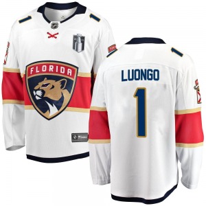 Adult Breakaway Florida Panthers Roberto Luongo White Away 2023 Stanley Cup Final Official Fanatics Branded Jersey