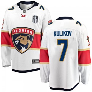 Youth Breakaway Florida Panthers Dmitry Kulikov White Away 2023 Stanley Cup Final Official Fanatics Branded Jersey