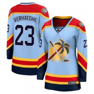 Women's Breakaway Florida Panthers Carter Verhaeghe Light Blue Special Edition 2.0 Official Fanatics Branded Jersey
