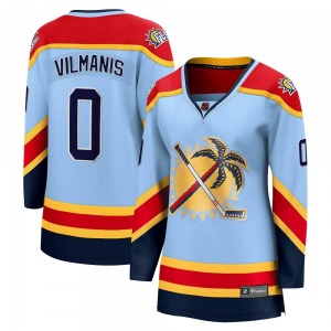 Women's Breakaway Florida Panthers Sandis Vilmanis Light Blue Special Edition 2.0 Official Fanatics Branded Jersey