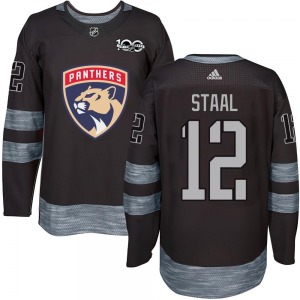 Youth Authentic Florida Panthers Eric Staal Black 1917-2017 100th Anniversary Official Jersey