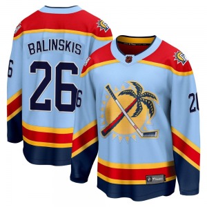 Youth Breakaway Florida Panthers Uvis Balinskis Light Blue Special Edition 2.0 Official Fanatics Branded Jersey