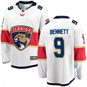 Adult Breakaway Florida Panthers Sam Bennett White Away Official Fanatics Branded Jersey
