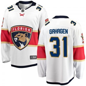 Adult Breakaway Florida Panthers Christopher Gibson White Away Official Fanatics Branded Jersey