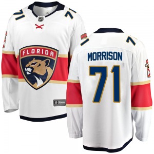 Adult Breakaway Florida Panthers Brad Morrison White Away Official Fanatics Branded Jersey