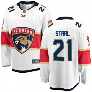 Adult Breakaway Florida Panthers Eric Staal White Away Official Fanatics Branded Jersey