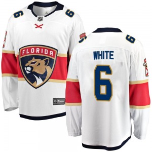 Adult Breakaway Florida Panthers Colin White White Away Official Fanatics Branded Jersey