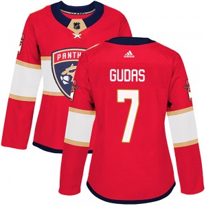 Women's Authentic Florida Panthers Radko Gudas Red Home Official Adidas Jersey