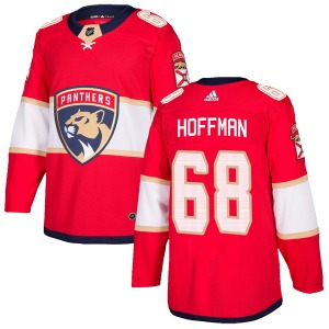 Adult Authentic Florida Panthers Mike Hoffman Red Home Official Adidas Jersey