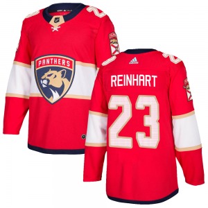 Adult Authentic Florida Panthers Sam Reinhart Red Home Official Adidas Jersey
