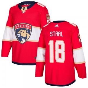 Adult Authentic Florida Panthers Marc Staal Red Home Official Adidas Jersey