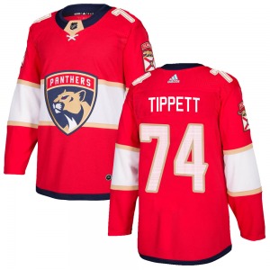Adult Authentic Florida Panthers Owen Tippett Red ized Home Official Adidas Jersey