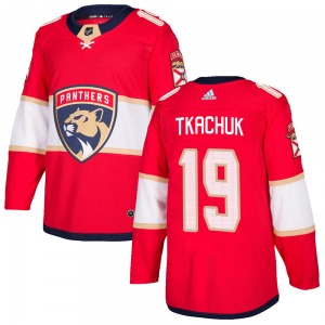 Adult Authentic Florida Panthers Matthew Tkachuk Red Home Official Adidas Jersey