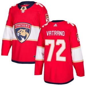 Adult Authentic Florida Panthers Frank Vatrano Red Home Official Adidas Jersey