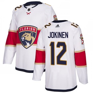Adult Authentic Florida Panthers Olli Jokinen White Away Official Adidas Jersey