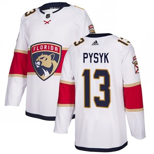 Adult Authentic Florida Panthers Mark Pysyk White Away Official Adidas Jersey