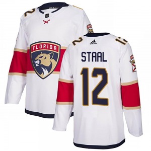 Adult Authentic Florida Panthers Eric Staal White Away Official Adidas Jersey
