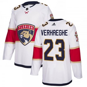 Adult Authentic Florida Panthers Carter Verhaeghe White Away Official Adidas Jersey