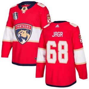 Adult Authentic Florida Panthers Jaromir Jagr Red Home 2023 Stanley Cup Final Official Adidas Jersey