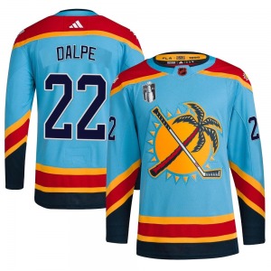 Youth Authentic Florida Panthers Zac Dalpe Light Blue Reverse Retro 2.0 2023 Stanley Cup Final Official Adidas Jersey