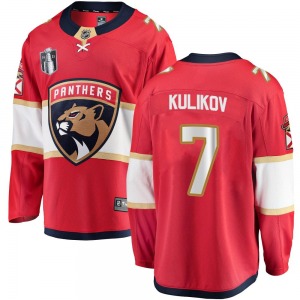 Youth Breakaway Florida Panthers Dmitry Kulikov Red Home 2023 Stanley Cup Final Official Fanatics Branded Jersey