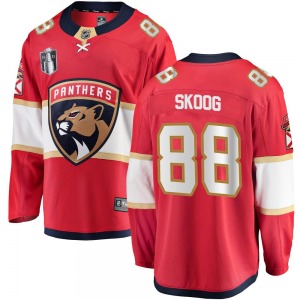 Youth Breakaway Florida Panthers Wilmer Skoog Red Home 2023 Stanley Cup Final Official Fanatics Branded Jersey