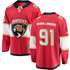 Adult Breakaway Florida Panthers Oliver Ekman-Larsson Red Home Official Fanatics Branded Jersey