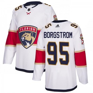Youth Authentic Florida Panthers Henrik Borgstrom White Away Official Adidas Jersey